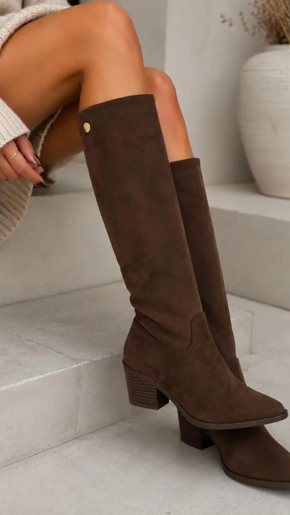 Botas castanhas