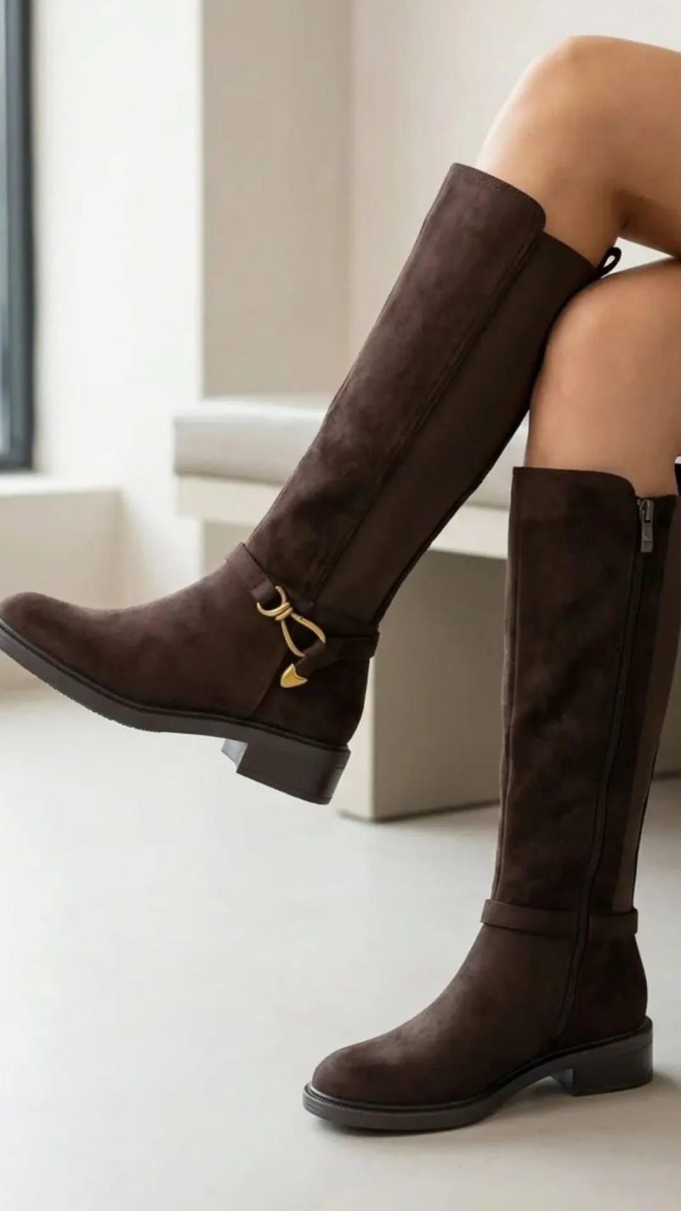 Botas castanhas