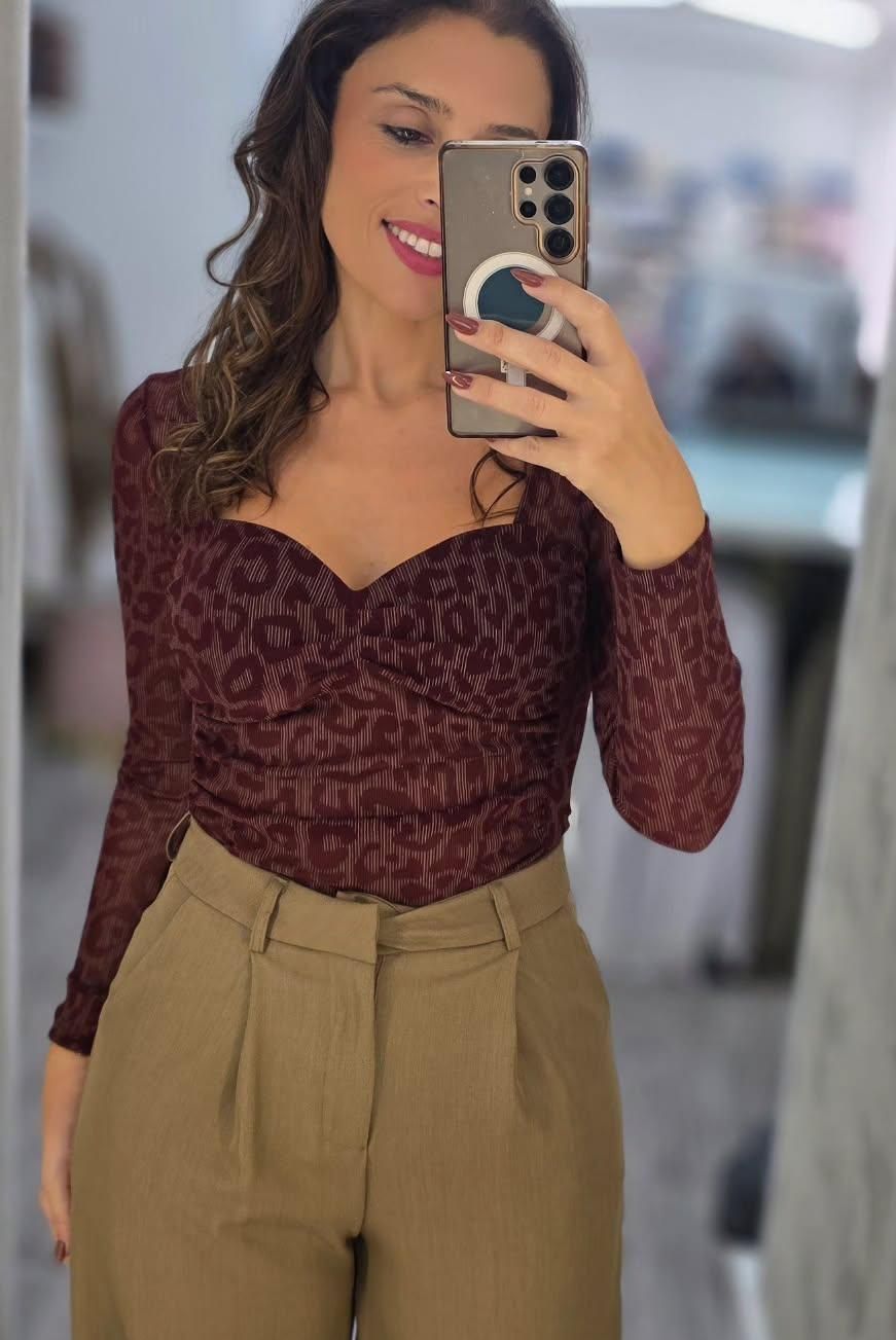 Camisola padrão tigre